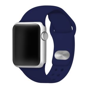 Apple Compatible Silicone Navy Blue Watchband